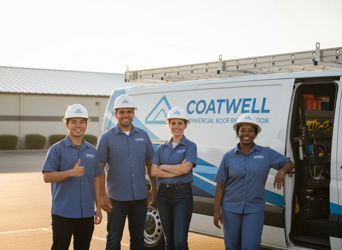Commercial roof coating company in Amanda, OH